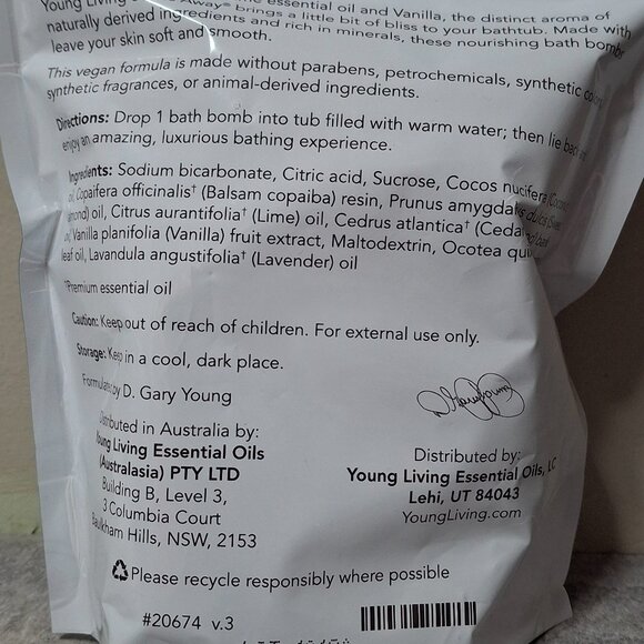 Young Living Stress Away Bath Bombs - Picture 2 of 2